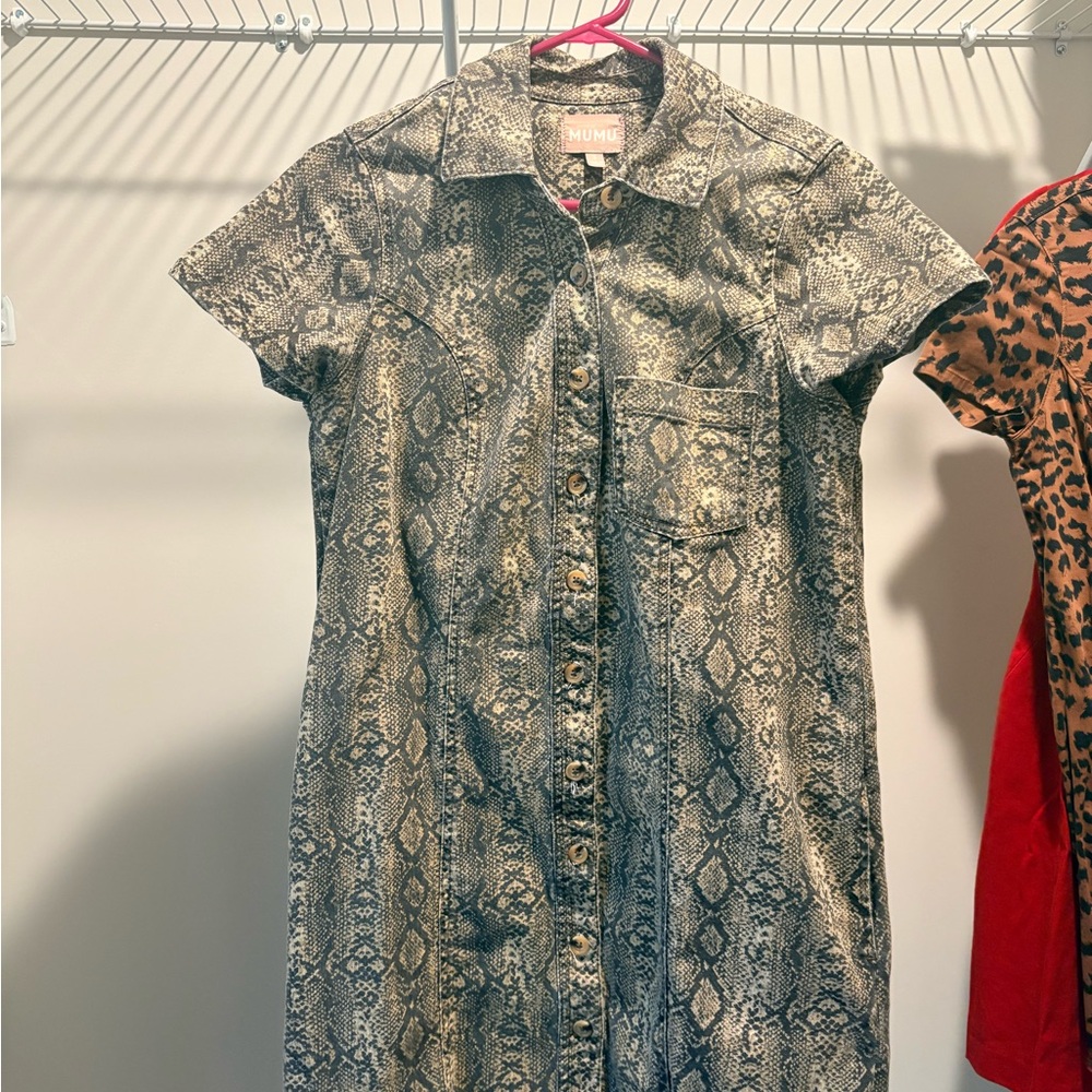 Show Me Your MuMu Animal Print Dress